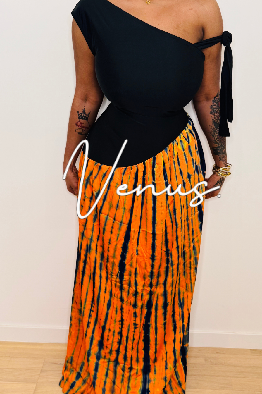 Robe Venus mermaid orange