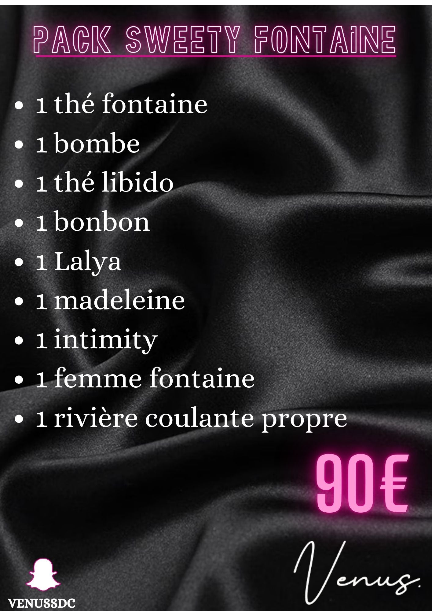 Pack sweety fontaine