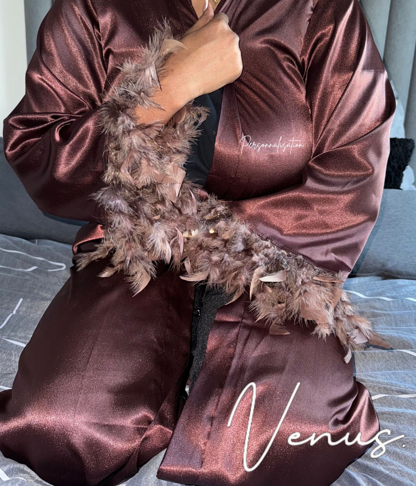 Peignoir Venus marron