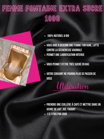 Femme fontaine extra sucre 100G